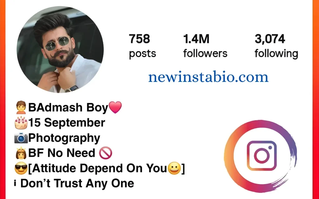 Instagram Bio for Boys