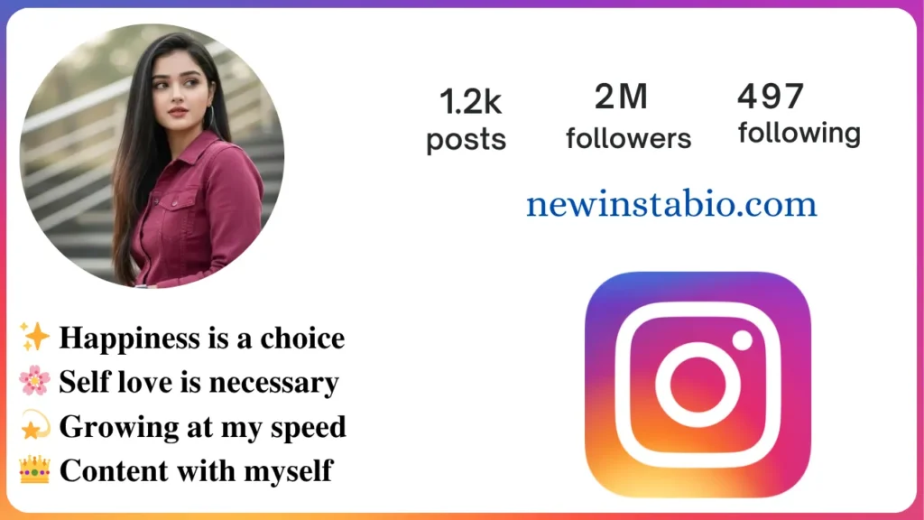 Short Bio for Instagram for Girl