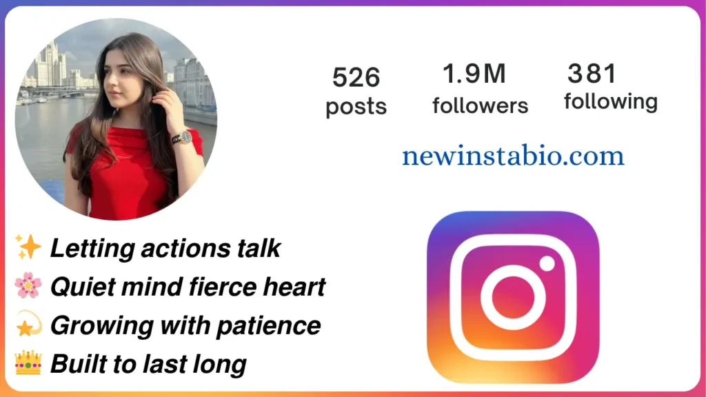 Short Bio for Instagram for Girl