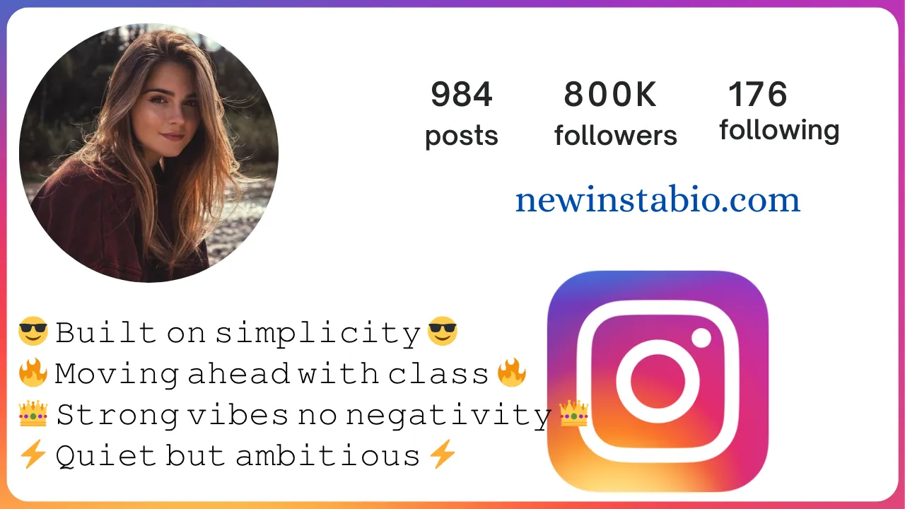 Bio for Instagram for Girl in Stylish Font