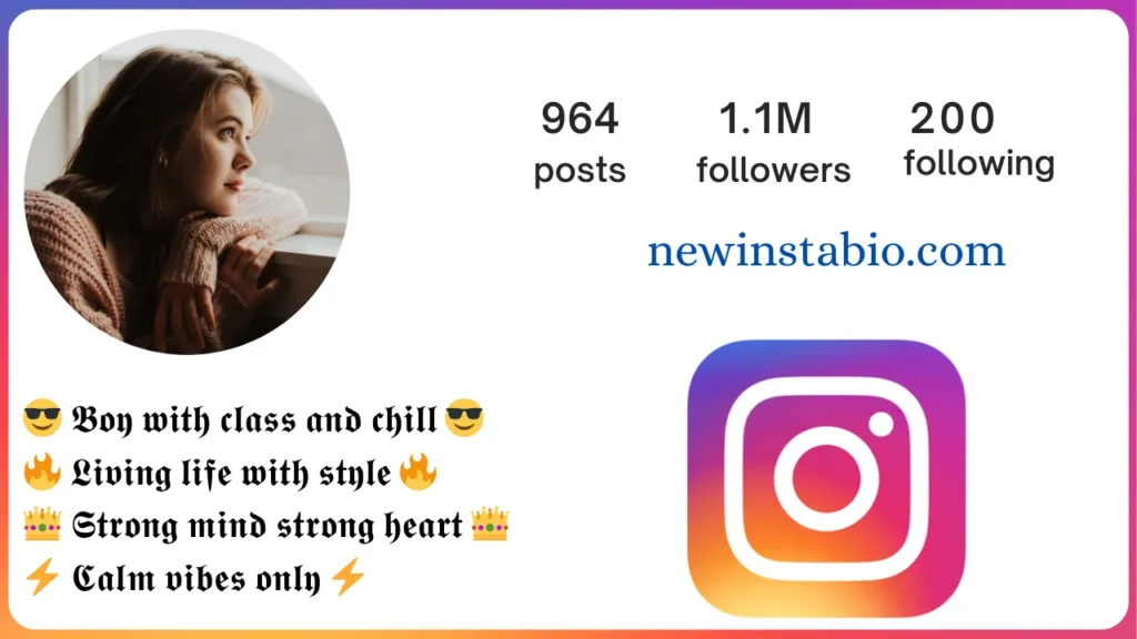 Bio for Instagram for Girl in Stylish Font