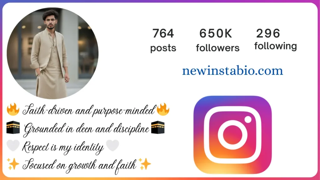 Instagram Bio for Boys Muslim