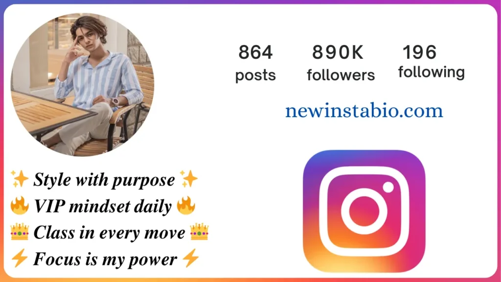 Instagram VIP Bio for Boy