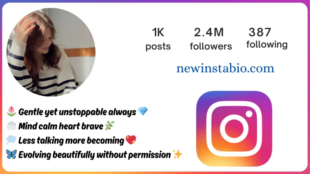 bio for instagram for girl stylish