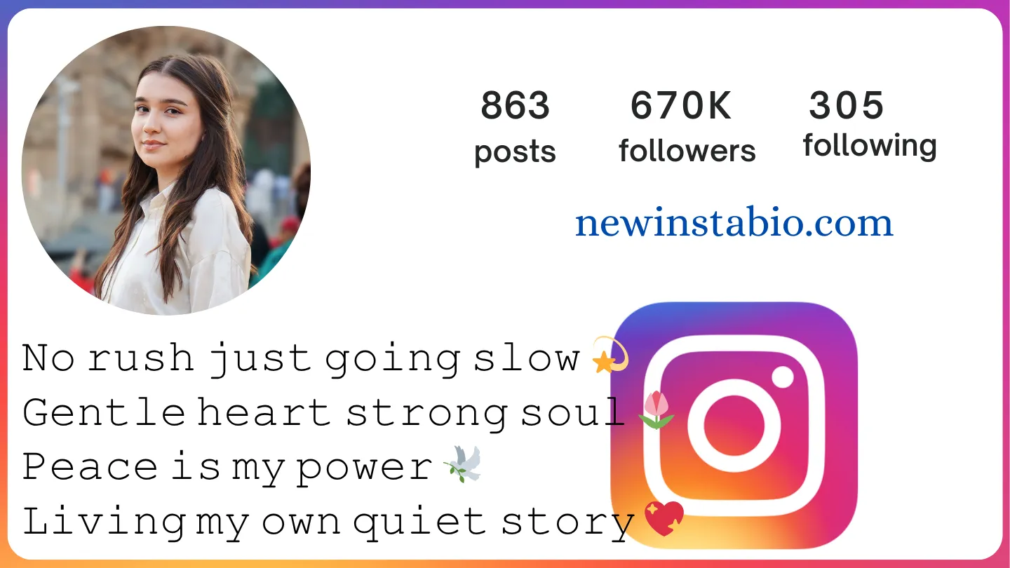 instagram bio for girls simple