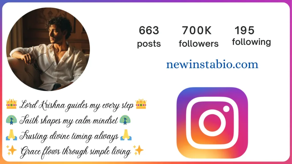 krishna bio for instagram