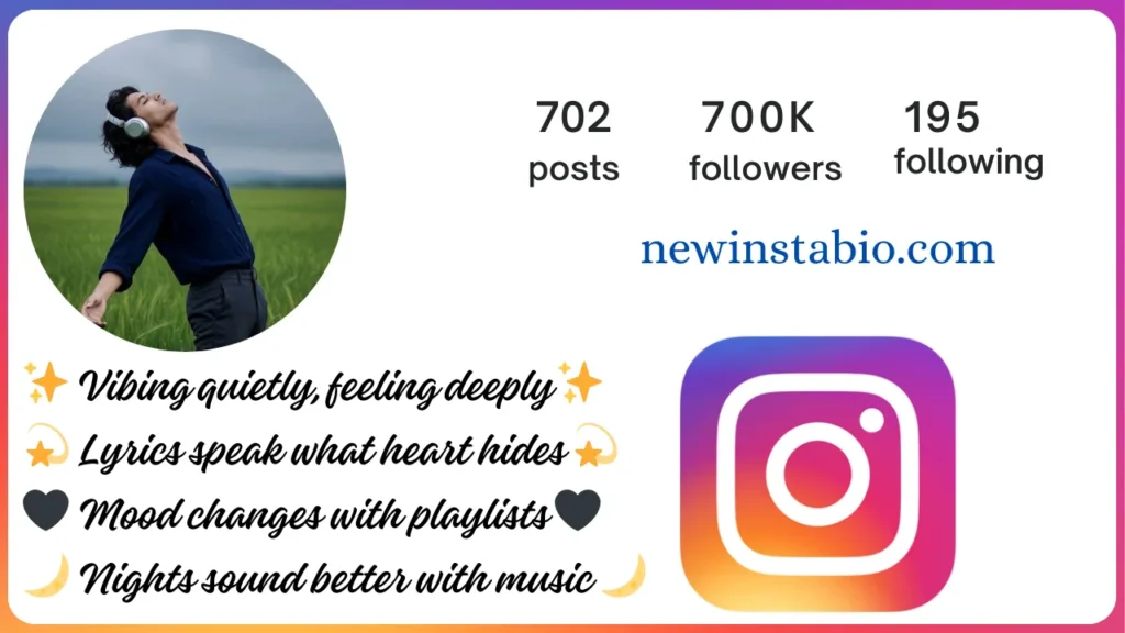 music lover bio for instagram