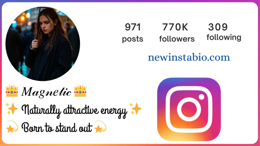 one word bio for instagram