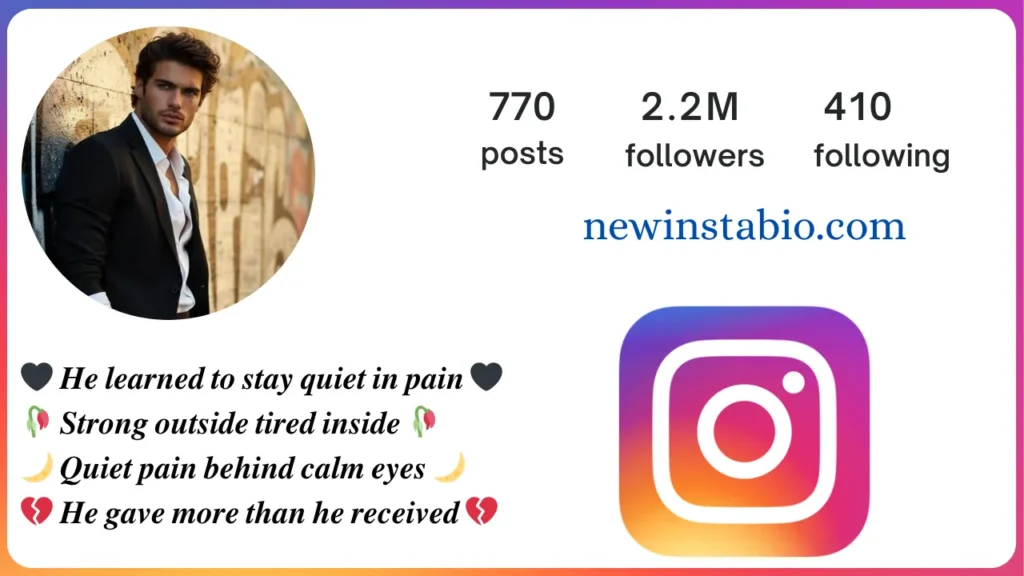 sad bio for instagram