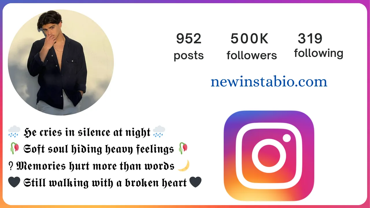 sad bio for instagram